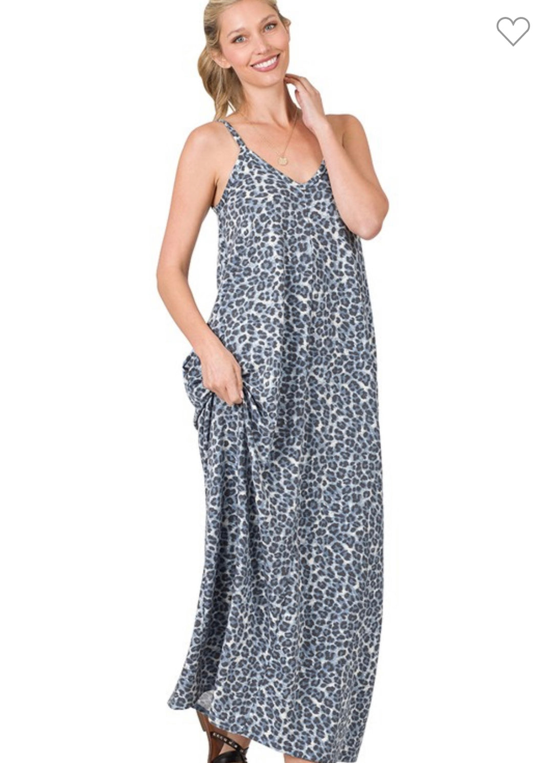 Animal Print Maxi Dress
