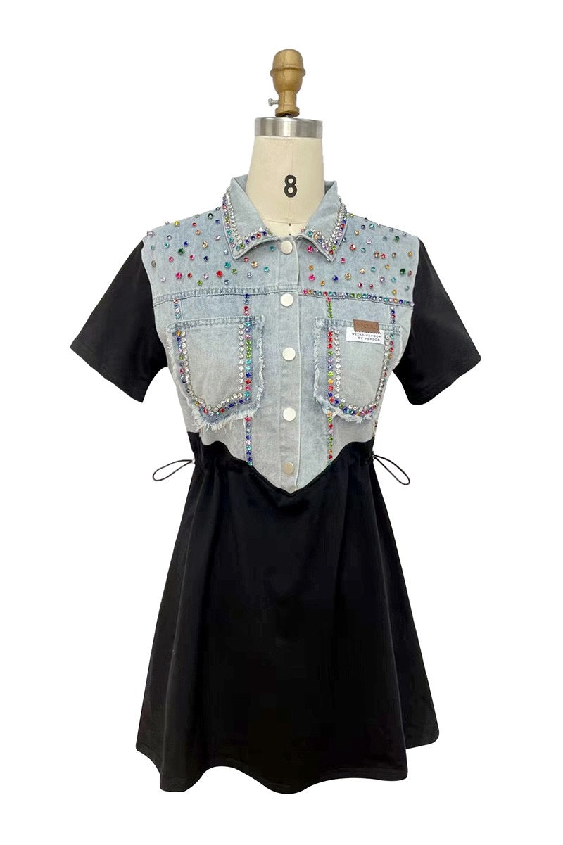 "Sandra" Mini Casual Dress