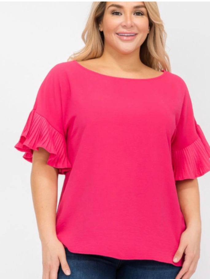 RUFFLE SLEEVES