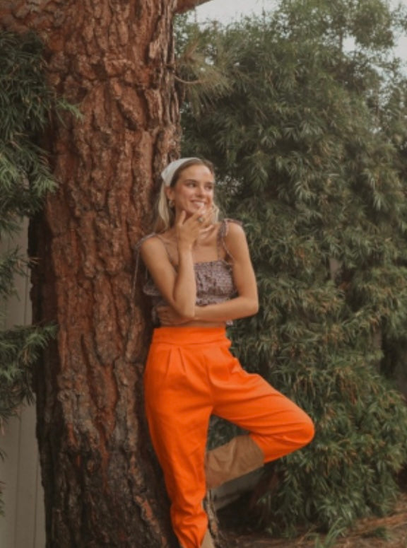 ORANGE LONG PANTS