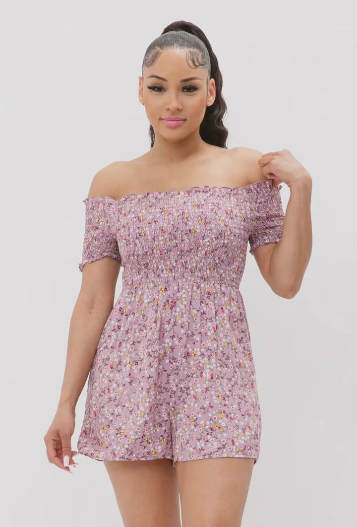 Fabiola Floral Romper